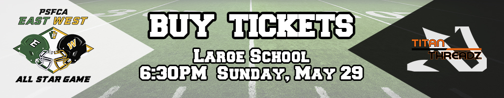 Purchase tickets to the Titan Threadz PSFCA East/West Large School Game